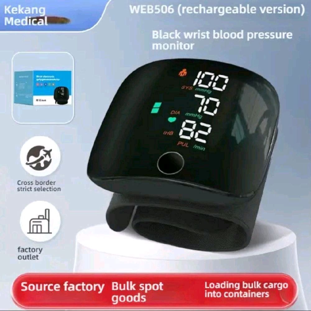 Smart Bracelet with LED Display – BP Monitoring – Touchscreen Wristband