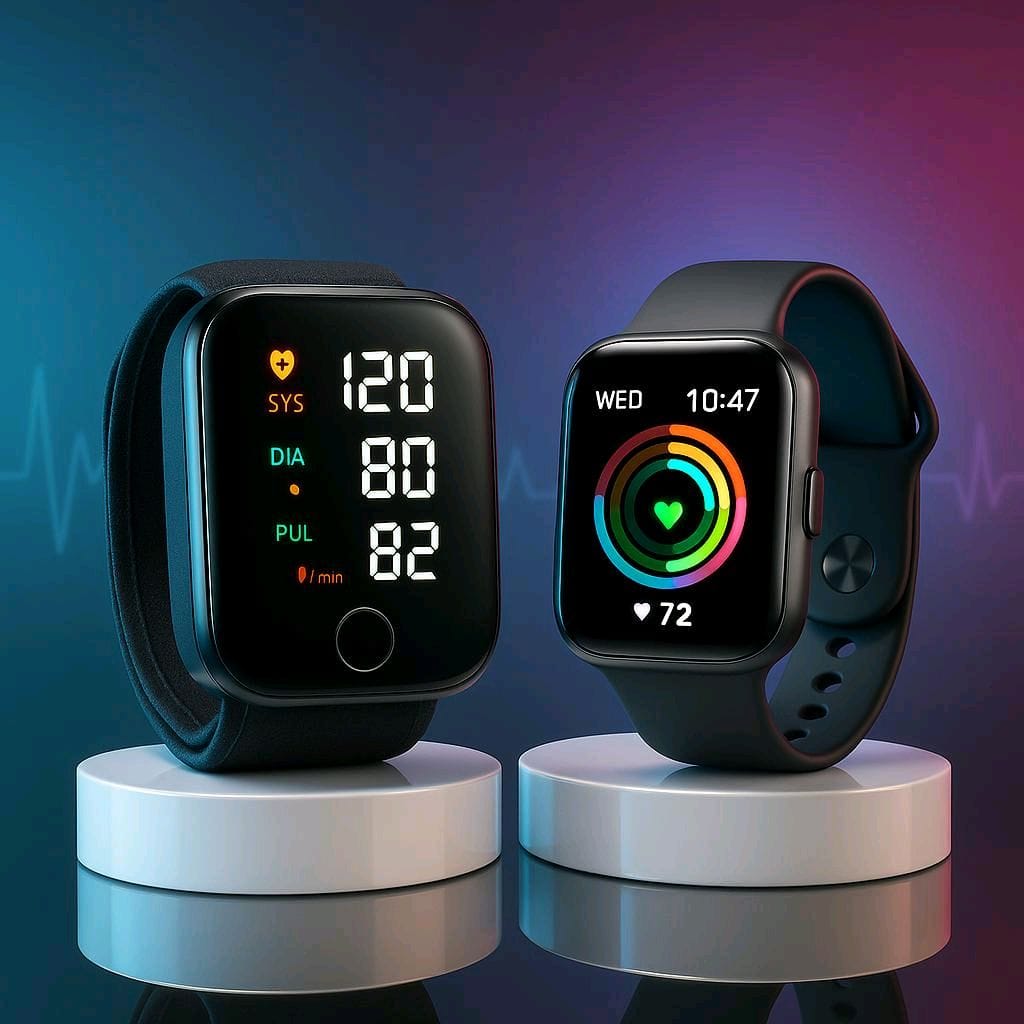 Smart Bracelet with LED Display – BP Monitoring – Touchscreen Wristband