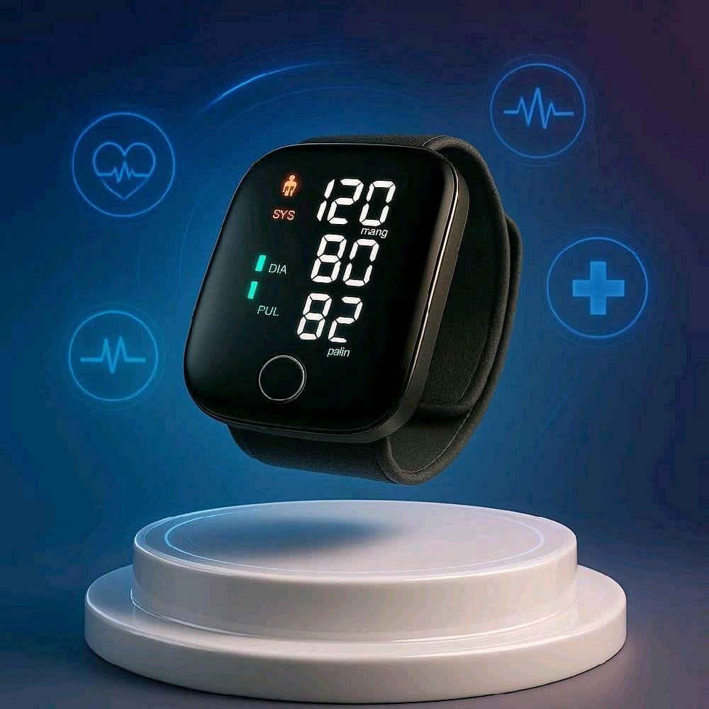 Smart Bracelet with LED Display – BP Monitoring – Touchscreen Wristband